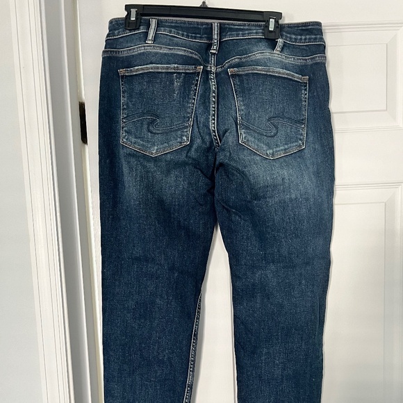 Silver Avery Slim Straight Leg Jean - Picture 2 of 4